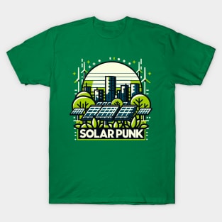 Future Bloom: Solarpunk Gardening T-Shirt – Embrace Eco-Futurism T-Shirt